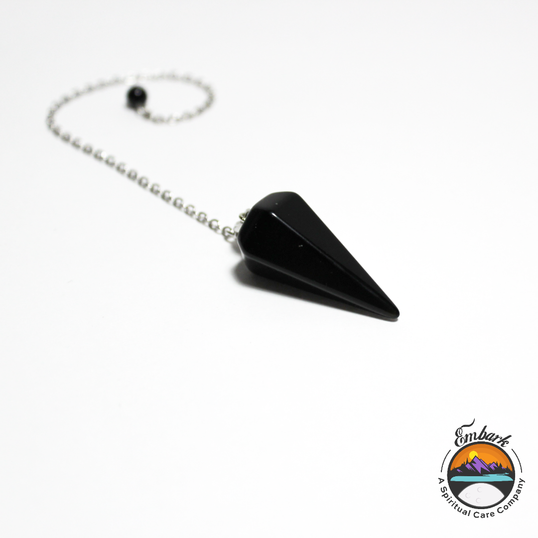 Black Jasper Pendulum